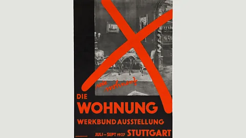Will Baumeister/Stuttgart Archive The modernist approach of the Die Wohnung architects was a radical departure from ornament and tradition, as this poster showed (Credit: Will Baumeister/Stuttgart Archive)