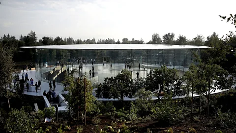 Getty Images The Steve Jobs Theater at Apple's $5bn campus in Cupertino, California (Credit: Getty Images)