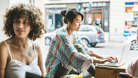 Getty Images A generation known for being workshy but also, confusingly, addicted to work (Credit: Getty Images)