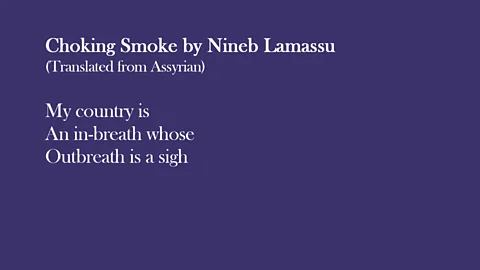 Extract from Choking Smoke by Nineb Lamassu (translated from Assyrian)