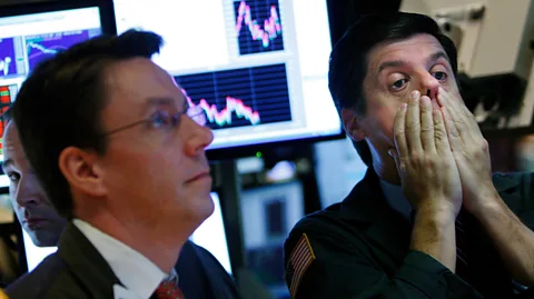 Getty Images Behavioural economists have analysed how investors' emotional rather than rational behaviour helped fuel the 2007 global financial crisis (Credit: Getty Images)