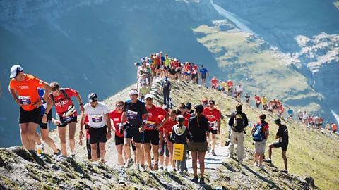 Alamy One study found significantly more people sign up for a marathon aged 39 than at 40 (Credit: Alamy)