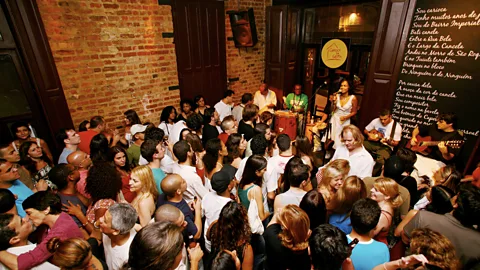 Lonely Planet/Getty Images Rio de Janiero’s party-goers can dance the night away at samba bars (Credit: Lonely Planet/Getty Images)