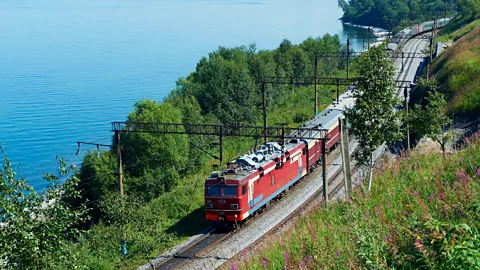 Tuul & Bruno Morandi/Getty Images The White Forces moved nearly 500 tons of Tsar Nicholas II’s gold along the Trans-Siberian Railroad (Credit: Tuul & Bruno Morandi/Getty Images)