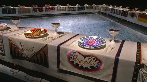 Judy Chicago Judy Chicago, Dinner Party, 1979 (Credit: Judy Chicago)