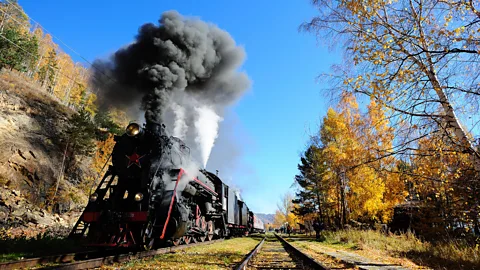 wei cao/Alamy The Circum-Baikal train traces what may have been the final leg of the gold’s journey (Credit: wei cao/Alamy)