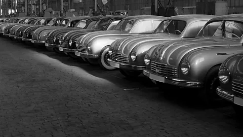 Alamy The Czech-made Tatra 600 was a huge inspiration for VW's Beetle (Credit: Alamy)