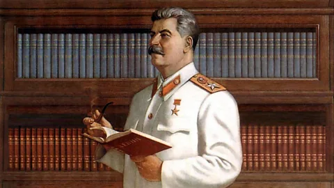 Alamy Stalin with books (Credit: Alamy)
