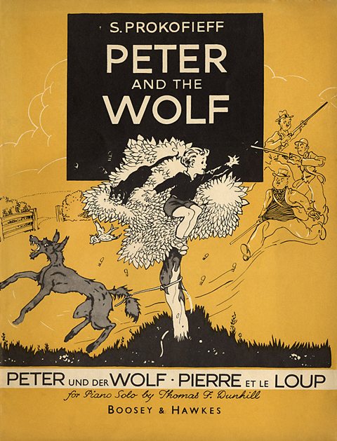 Cover of Musical Score for Peter and the Wolf