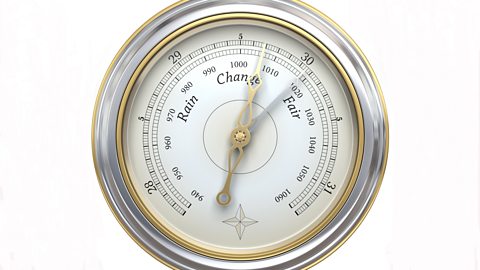 Photograph of a barometer