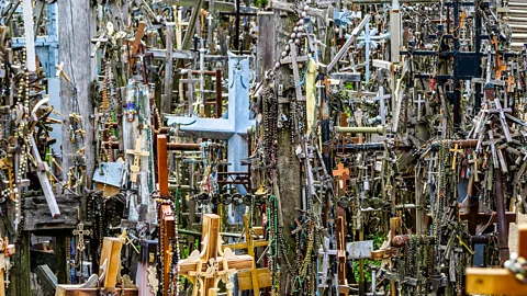 Paul Stewart People come from all over the world to leave a religious token (Credit: Paul Stewart)