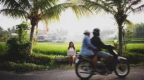Lydia Lee The most popular reasons given for relocating to a new country were either to fulfil a sense of adventure, or for quality-of-life related to health or climate (Credit: Lydia Lee)