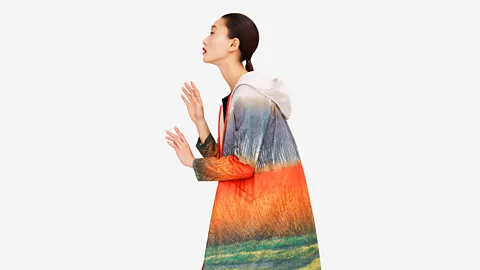 The Spanish designer Sybilla has collaborated with Ecoalf, creating a collection of brightly-hued, lightweight garments that have been made with fabric recycled from fishing nets