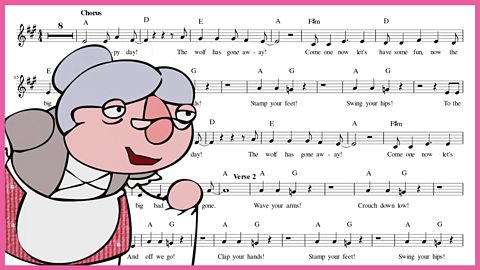 Music - Let's make a cake for Grandma!