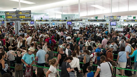 Getty Image Reset your watch at the beginning of your journey to the time zone of your destination to help your brain adjust to jet-lag (Credit: Getty Image)
