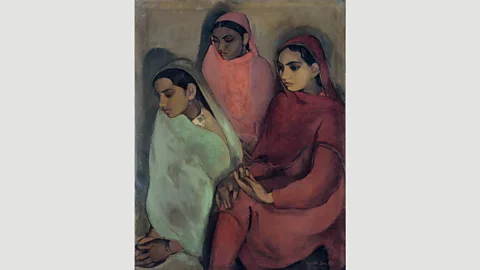 Getty Images Three Girls by Amrita Sher-Gil, 1935 (Credit: Getty Images)