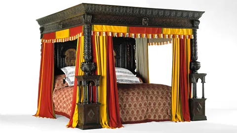 Victoria and Albert Museum, London The Great Bed of Ware is mentioned in Shakespeare’s Twelfth Night and, more recently, in Andrew Motion’s poem The British Galleries (Credit: Victoria and Albert Museum, London)