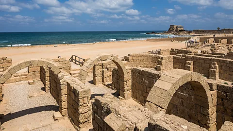 Atlantide Phototravel/Getty Images Jakob Sharvit: “Before finding the coins, we had no idea that the community in Caesarea at that time was so large or so rich" (Credit: Atlantide Phototravel/Getty Images)