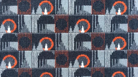 The fabric design duo behind London tubes, trains and buses