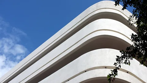 IAISI/Getty In Tel Aviv, the White City is a collection of over 4,000 buildings built from the 1930s in the Bauhaus style by German Jewish immigrants (Credit: IAISI/Getty)