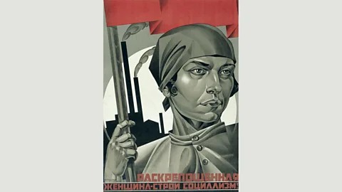 The David King Collection at Tate Emancipated Woman: Build Socialism! (1926) by Adolf Strakhov asserts confidence in an industrial future (Credit: The David King Collection at Tate)