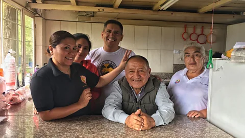 Eliot Stein Members of Sánchez’s family work alongside him at La Casa del Arbol (Credit: Eliot Stein)