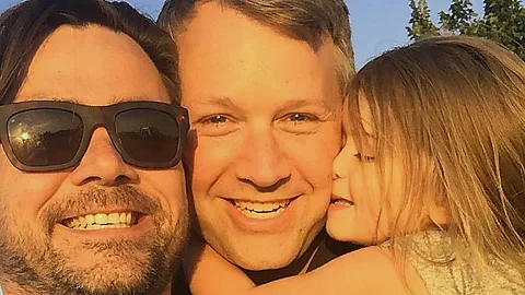 Andrew Alford and Jeffrey Norberg Andrew Alford and Jeffrey Norberg and their daughter (Credit: Andrew Alford and Jeffrey Norberg)