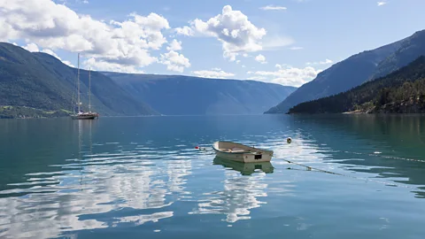 Alamy The calm waters of a Norwegian fjord are very different to the rough seas of the open Atlantic (Credit: Alamy)