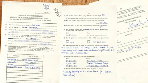 BBC Written Archives The Who’s second attempt at getting an audition, from 1965 (Credit: BBC Written Archives)