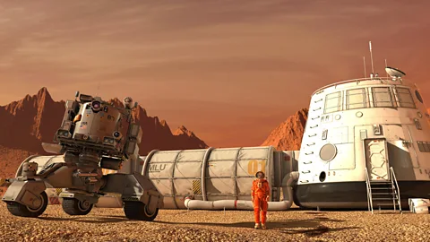 Alamy If astronauts are engineered to suit a life in space, will they then be at a disadvantage when it comes to life on another planet? (Credit: Alamy)