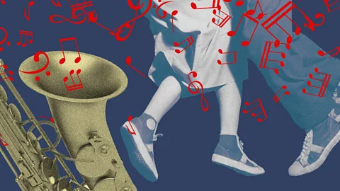 Tom McShane Gobble-pipe: A saxophone, according to a guide to ‘the language of swing’ that accompanied Benny Goodman’s 1937 album The Camel Caravan (Credit: Tom McShane)