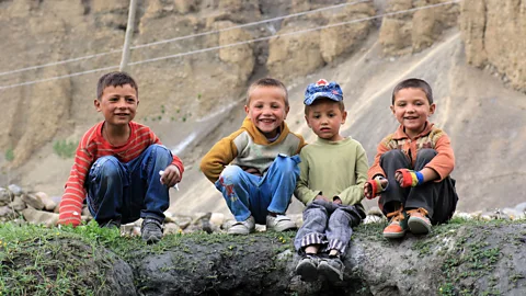 Piotr Kapica Children in Shimshal seem both shy and curious (Credit: Piotr Kapica)