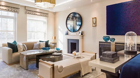 Mel Yates A living room created by London-based design company Taylor Howes (Credit: Mel Yates)