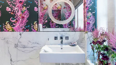 Mel Yates For designer Hazel Collins, who contributed a bathroom design, it was important “to create a bright, healing and positive environment” (Credit: Mel Yates)