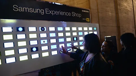 Getty Images Samsung customers will be able to use phone and video conferencing facilities while their device is being repaired (Credit: Getty Images)