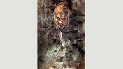 Pushkin Museum, Moscow, Russia/Bridgeman Images In Portrait of Ambroise Vollard (1910), Picasso paints the art dealer in shards, fragmenting his face (Credit: Pushkin Museum, Moscow, Russia/Bridgeman Images)
