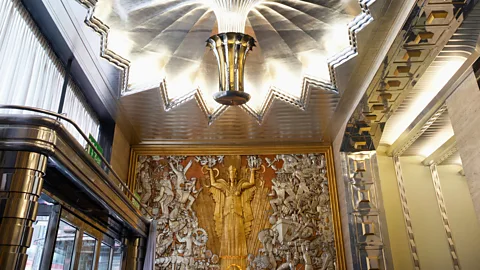 Alamy The 1930s Daily Express building in London's Fleet Street was built as a dazzling homage to the print industry, the 'tech' of its day (Credit: Alamy)