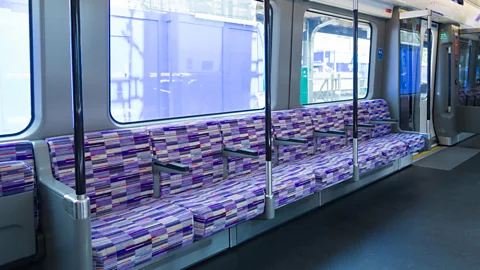 Crossrail Wallace Sewell create the designs for the seating on most of London's transport, including the new Crossrail (Credit: Crossrail)