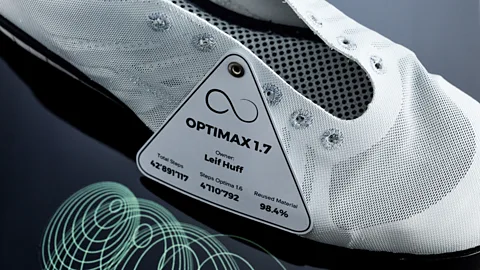 Ideo Over time, the shoe’s special sole moulds to your running style (Credit: Ideo)