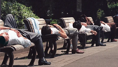 Getty Images So widespread is the issue of death by overwork in Japan that the victim’s family receives government compensation of around $20,000 per year (Credit: Getty Images)