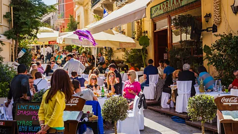 JTB Photo/Getty Images Chrissy Manika: “No matter when you go out you will see the cafes and bars filled with people having a good time” (Credit: JTB Photo/Getty Images)