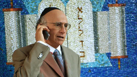 HBO Much of the comedy on the show is derived from Larry’s Jewish heritage and his scepticism about religion in general (Credit: HBO)