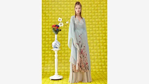 Vionnet A number of items from Vionnet's spring/summer 2018 collection were a fresh take on the ancient Japanese apparel (Credit: Vionnet)