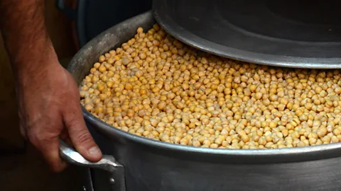 Boaz Rottem/Alamy The chickpea dates back more than 10,000 years in Turkey and is said to be one of the earliest legumes ever cultivated (Credit: Boaz Rottem/Alamy)