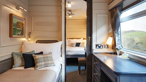 JPA Design The sleeper cabins on the Belmond Grand Hibernian train, that travels throughout Ireland, are comfortable and roomy (Credit: JPA Design)