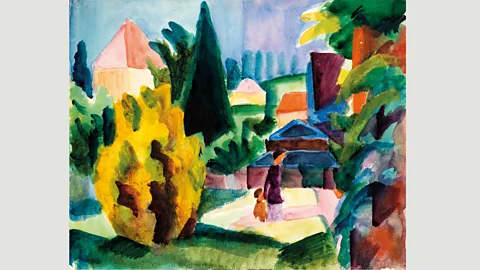 Kunstmuseum Bern The German Expressionist painter August Macke’s Im Schlossgarten von Oberhofen, 1914 is also featured (Credit: Kunstmuseum Bern)
