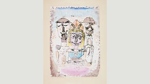Kunstmuseum Bern Paul Klee was removed from his teaching post for being Jewish and therefore automatically ‘degenerate’ - his Grieche und Barbaren, 1920 is pictured (Credit: Kunstmuseum Bern)