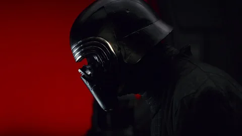 Disney/Lucasfilm Adam Driver as Kylo Ren in Star Wars: The Last Jedi (Credit: Disney/Lucasfilm)