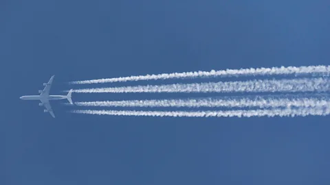 Alamy Many women stop flying as their pregnancy progresses because of a fear miscarriage is more likely (Credit: Alamy)