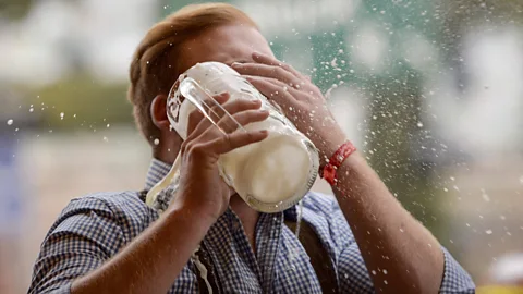 Getty Images Alcohol alters levels of neurotransmitters, the messengers that send signals to the body that control thought processes, behaviour and emotion  (Credit: Getty Images)